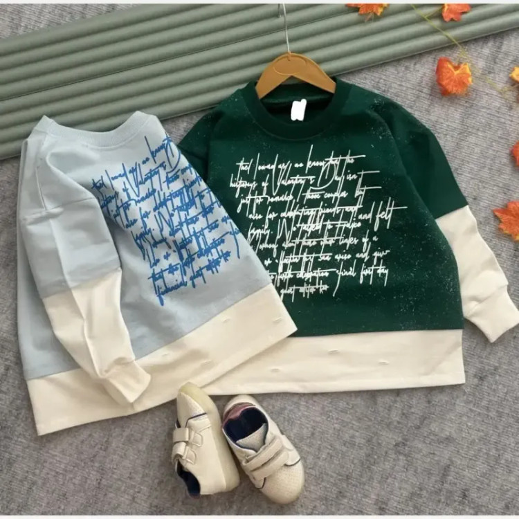 بلوز تک پسرانه باکسی دورس دونخ لاکرادار