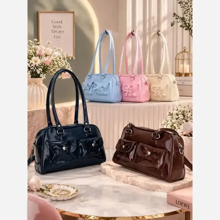 کیف پاپیونی مدل مارون جیب دار دخترانه و زنانه