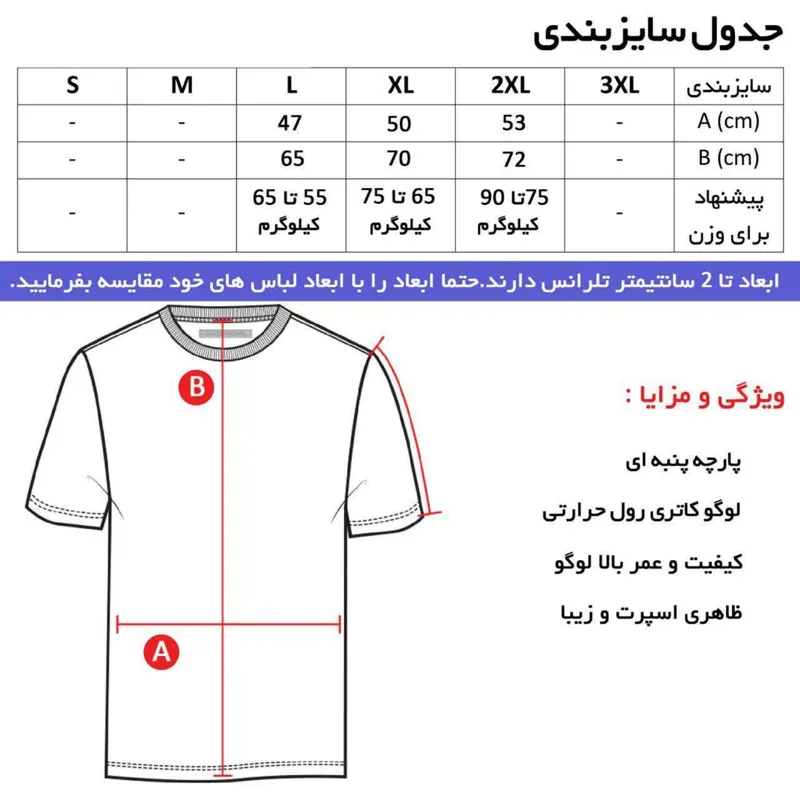 تیشرت آستین کوتاه مشکی مردانه یقه آرشال جنس نخی اعلا