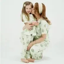 ست تیشرت و شلوار راحتی مادر و کودک نخ پنبه کوکو