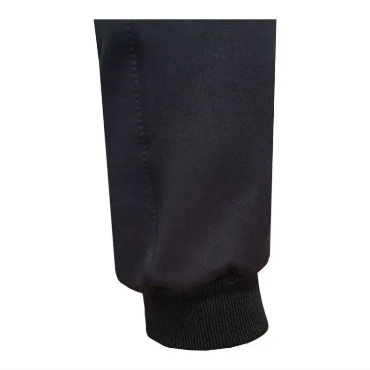 ست تیشرت آستین بلند مردانه طرح نایک یقه ایستاده جودون و شلوار نخی ترکيبي دو رنگ سایز L XL XXL