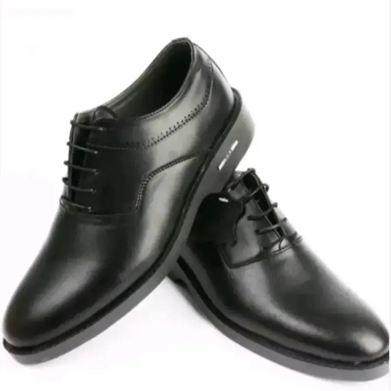 کفش مردانه رسمی و مجلسی چرم مصنوعی رنگ مشکی سایز 40 تا 44