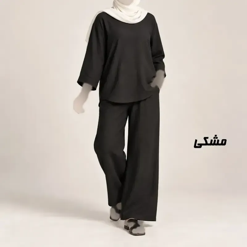 ست بلوز شلوار زنانه صوفیا فری سایز مناسب تا سایز 50