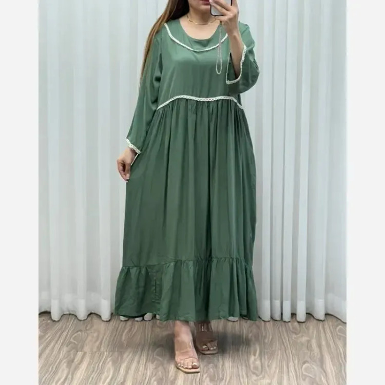 ساحلی نخی نواری طرح دریا فری سایز زنانه