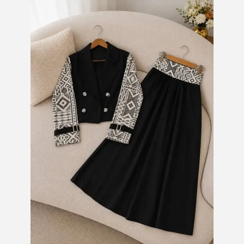 کت و دامن زنانه مدل یلدا جنس شانتون درجه یک رنگبندی متنوع سایزبندی