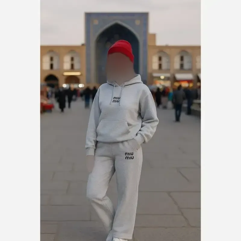 هودی شلوار بگ دورس داخل کرکی فری سایز 36 تا 44