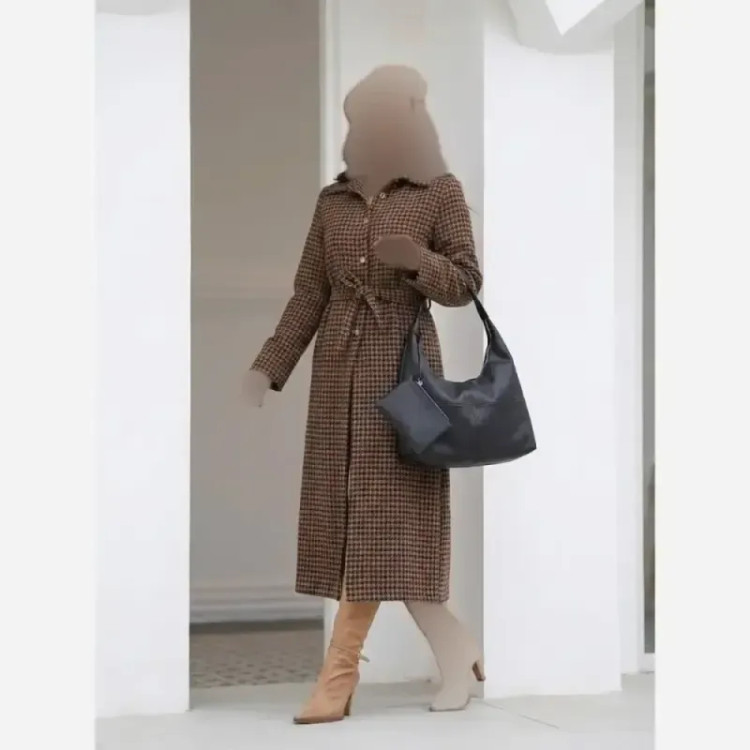 کیف زنانه دو جیب جدید متریال وارداتی رنگبندی مشکی شکلاتی سرمه ای