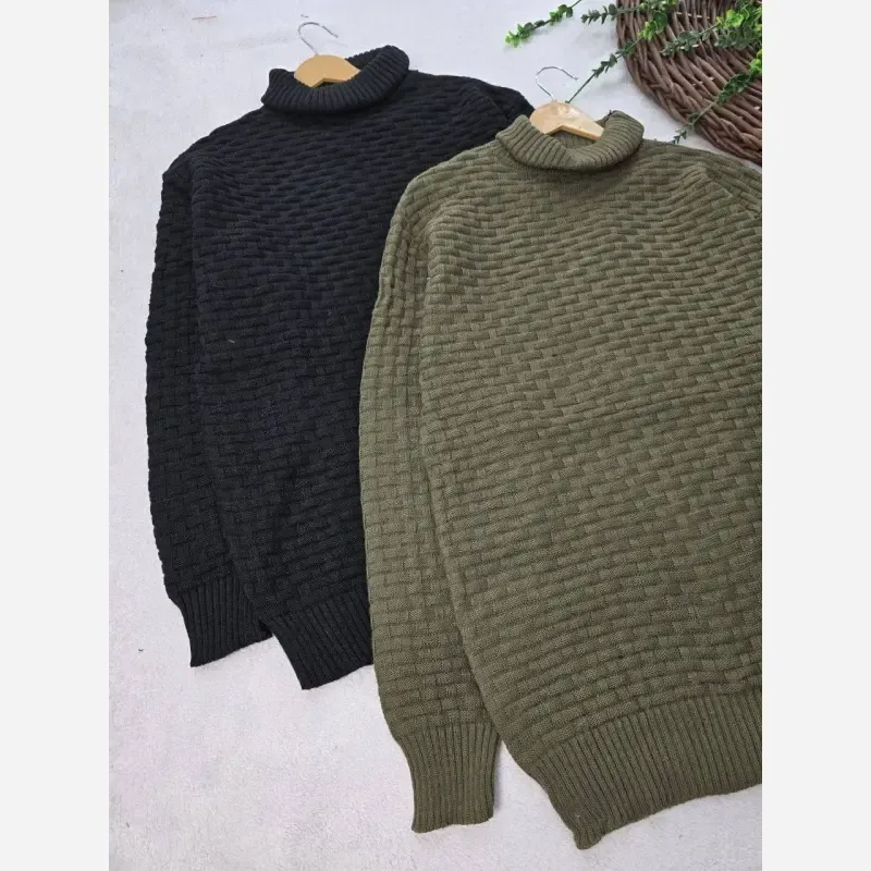 بافت مردانه طرح حصیری فری سایز تنوع رنگ