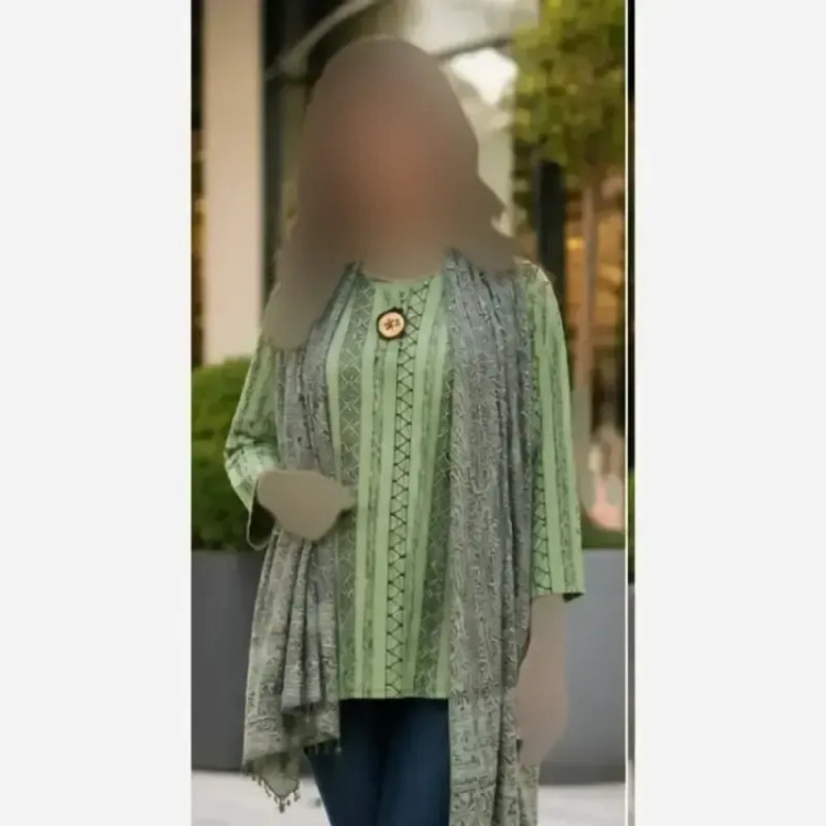 تونیک سنتی زنانه تسلا قواره دار فری سایز خنک